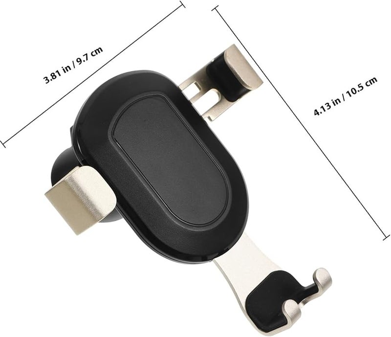 Gold Car Air Vent Phone Holder Stand Mount Compatible with All Smartphones - Image 2